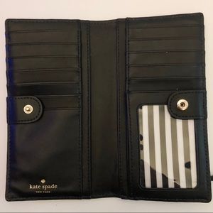Kate Spade bifold wallet-black